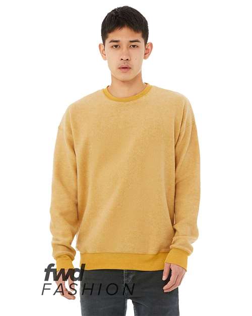 Unisex FWD Fashion Sueded Drop Shoulder Crewneck Sweatshirt