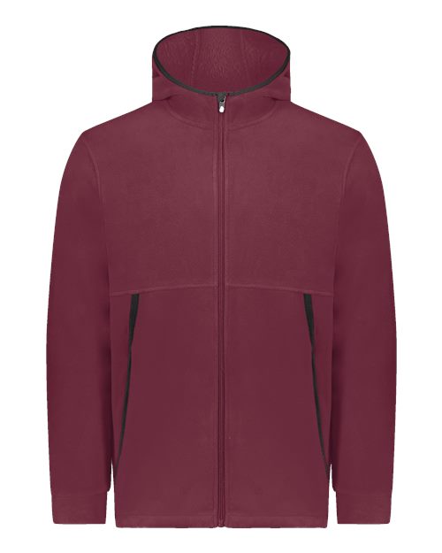 Unisex Eco Revive™ Polar Fleece Hooded Full-Zip Jacket