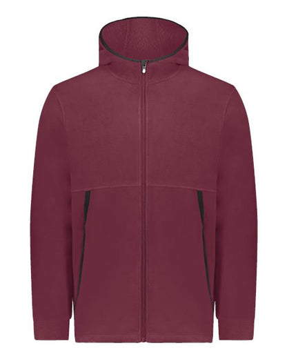 Unisex Eco Revive™ Polar Fleece Hooded Full-Zip Jacket