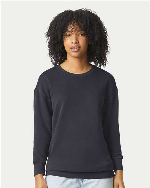 Unisex Garment-Dyed Lightweight Fleece Crewneck Sweatshirt