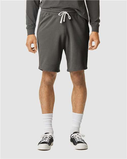 Unisex Garment-Dyed Lightweight Fleece Sweat Shorts
