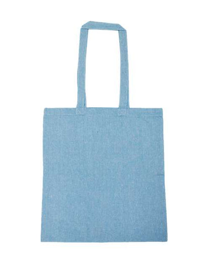 Lightweight Recycled Canvas Tote Bag with Extended Handle