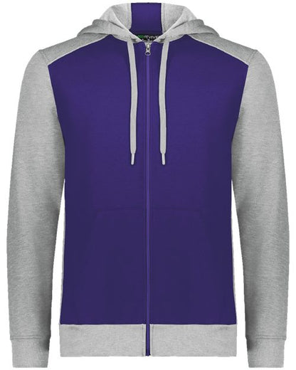 Unisex Eco Revive™ Three-Season Triblend Fleece Full-Zip Hooded Sweatshirt