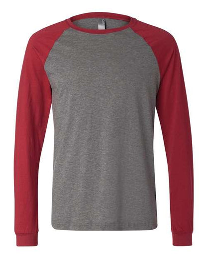 Men's Long Sleeve Jersey Baseball Tee