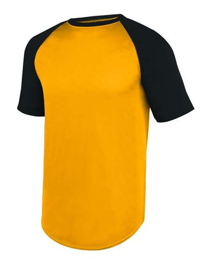 Unisex Wicking Short Sleeve Baseball Jersey