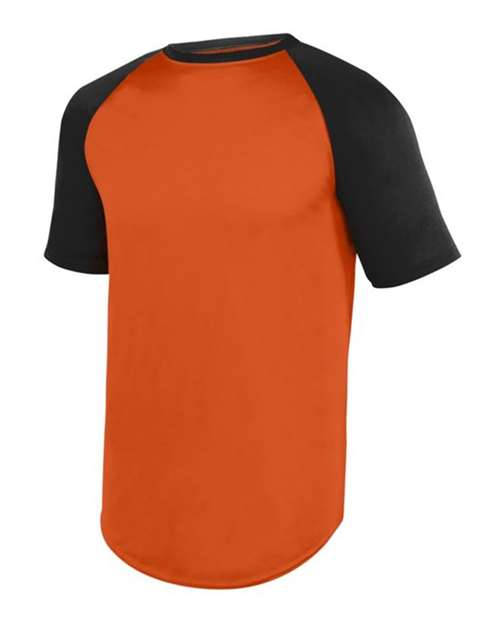 Unisex Wicking Short Sleeve Baseball Jersey