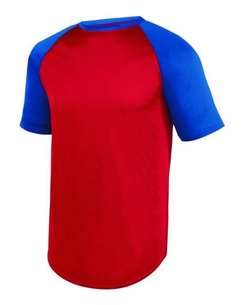 Unisex Wicking Short Sleeve Baseball Jersey