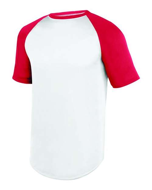 Unisex Wicking Short Sleeve Baseball Jersey