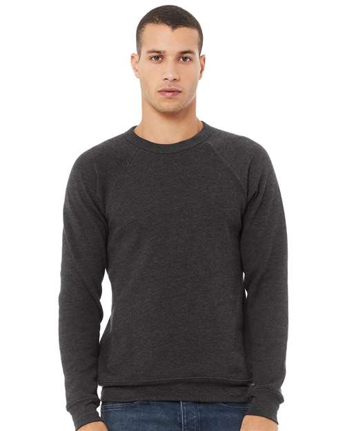 Unisex Sponge Fleece Raglan Crewneck Sweatshirt