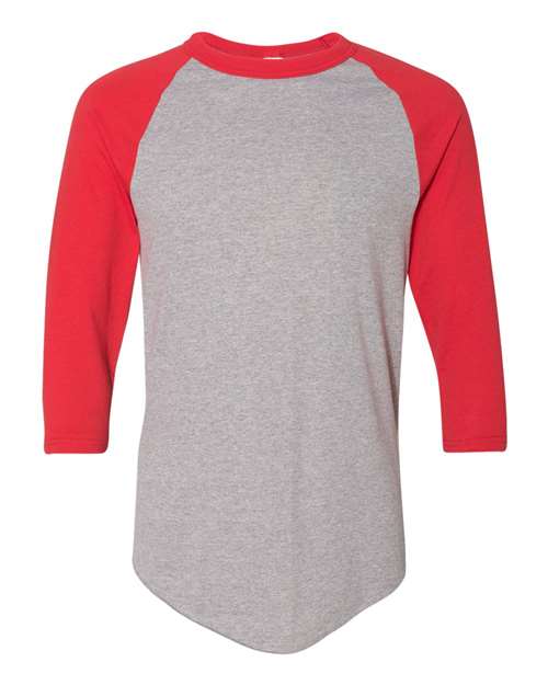 Unisex Three-Quarter Raglan Sleeve Baseball Jersey T-Shirt