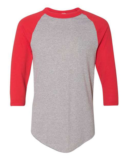Unisex Three-Quarter Raglan Sleeve Baseball Jersey T-Shirt