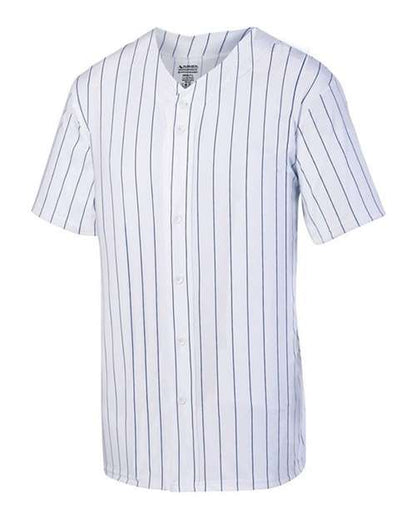 Unisex Pinstripe Full Button Baseball Jersey