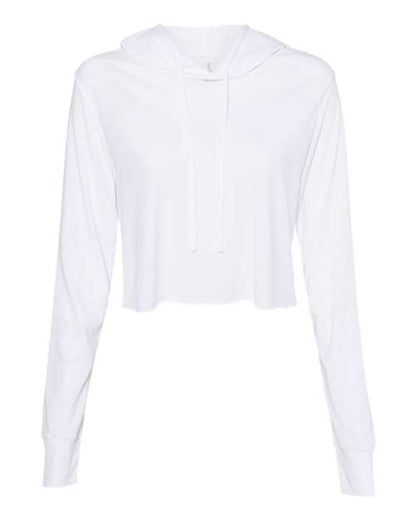 Women’s Triblend Crop Long Sleeve Hoodie Tee