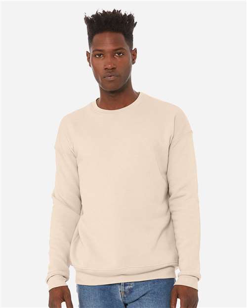 Unisex Sponge Fleece Drop Shoulder Crewneck Sweatshirt
