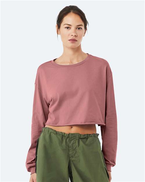 Women's FWD Fashion Crop Long Sleeve Tee
